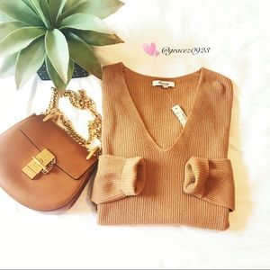 NWT Madewell v neck pullover sweater